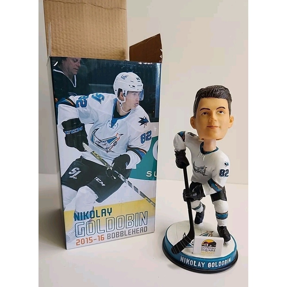 San Jose Sharks NIKOLAY GOLDOBIN Bobblehead 2015-16 - New in Box!